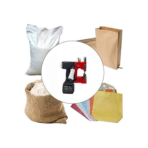 Y�ksek Kapasiteli �arjl� Ak�l� �uval A�z� Dikme Makinesi (4500 mAh)