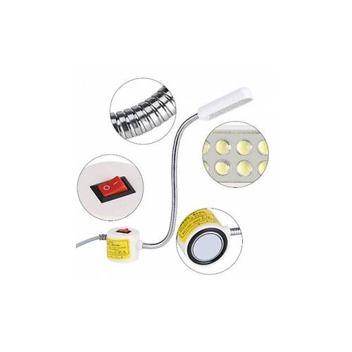 Diki Makinas Spiral Mknatsl Uv Led Mor Ik 10 Led Lamba