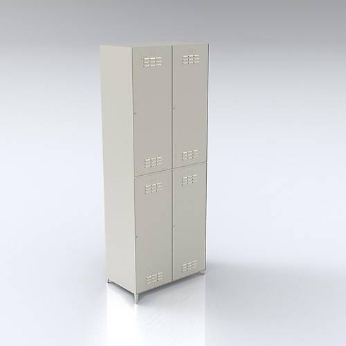 �� Yeri ve At�lye ��in D�rtl� Soyunma Dolab� 40x80x200 cm
