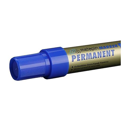Metapin 10mm Permanent Koli Kalemi Mavi 10'lu