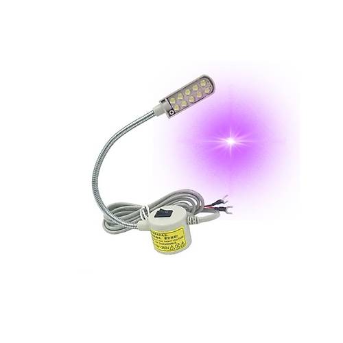Diki Makinas Spiral Mknatsl Uv Led Mor Ik 10 Led Lamba