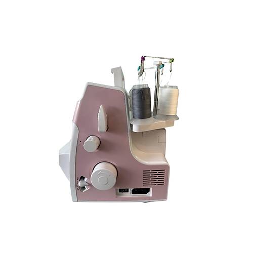 Acme 4 �plikli Ev Tipi Overlok Diki� Makinesi Pembe