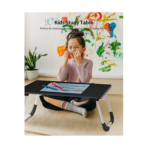 Portatif Katlanabilir Dz Yzeyli Yatak st Laptop ok Amal Sehpa
