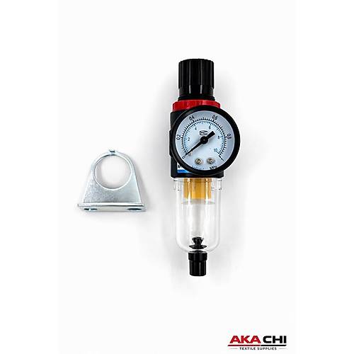 AFR2000 Kompres�r Hava Filtre Reg�lat�r� Su Ay�r�c� �artland�r�c� Bas�n� Ayarlay�c� Saatli Set
