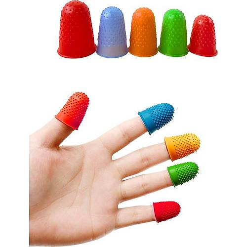 30 Par�a Terzi Parmak ��ne Koruyucu � S�cakl�k Dayan�kl� Silikon Parmakl�k Y�ks�k Seti