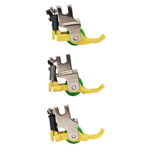 Sanayi Dz Makina Tekerlekli Teflon Fermuar Ayak 3l Set