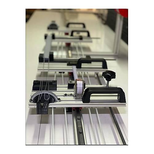 Plise Perde & Sineklik �retim Makinas� 4�l� Komple Set (Kesme + Delme + �plik Takma + �ak�m)
