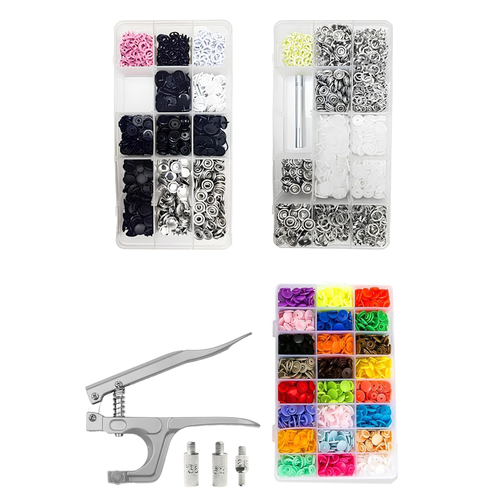 503 Adet Set Plastik Metal Kapakl� ��t ��t ve El Pensesi �ak�m Seti 9.5mm-10.5mm-12.5mm