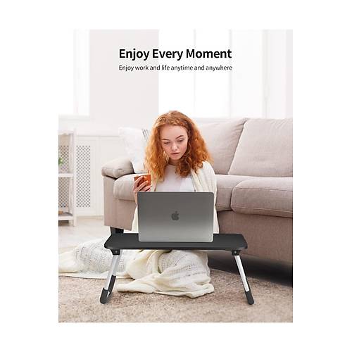 Portatif Katlanabilir Dz Yzeyli Yatak st Laptop ok Amal Sehpa