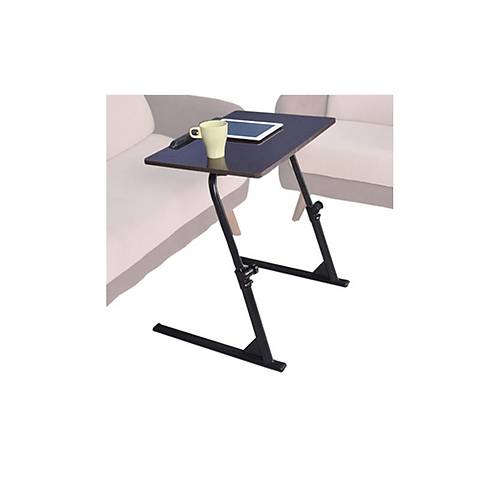 Eim Ykseklik Ayarl Katlanr Yatak st Koltuk Kenar ok Amal Sehpas Masa 40CMX60CMX67CM-BLACK