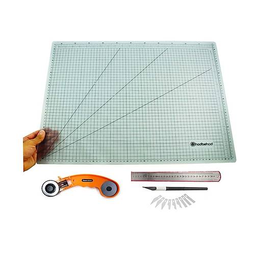 A2 60x45cm Tek Tarafl effaf Kesim Altl Hobi Kesim Mat