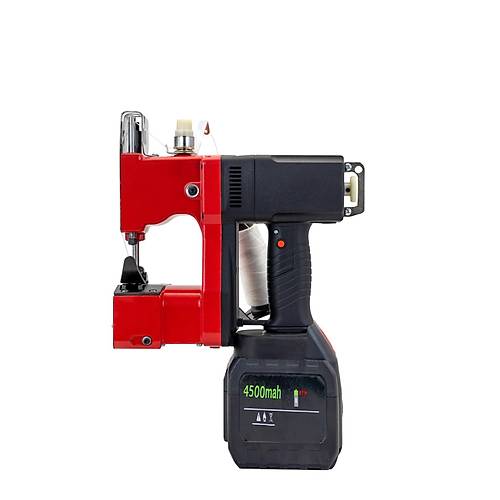 Y�ksek Kapasiteli �arjl� Ak�l� �uval A�z� Dikme Makinesi (4500 mAh)