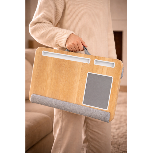 Portatif Laptop Sehpas� Tablet B�lmeli Yast�kl� Notebook Masas�