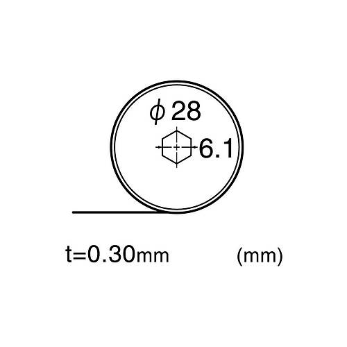 NT CUTTER JAPAN BR-28MM Yuvarlak B��ak Rulet Disk Kuma� Kesici Yedek B��a��