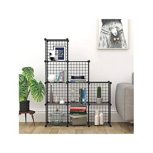 9 Blmeli Metal ok Amal Raf Dolap Organizer