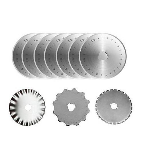 45mm Yuvarlak Bak Rulet Disk Kuma Karton Kesici Bak Seti
