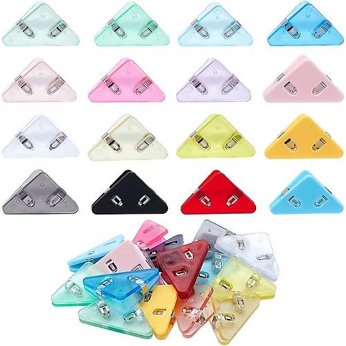 10 Adet ��gen Plastik Diki� Nak�� Kuma� Ka��t S�k��t�rma Mandal� - �ok Ama�l� Kullan�m