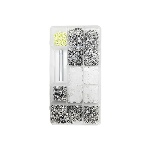 503 Adet Set Plastik Metal Kapakl� ��t ��t ve El Pensesi �ak�m Seti 9.5mm-10.5mm-12.5mm