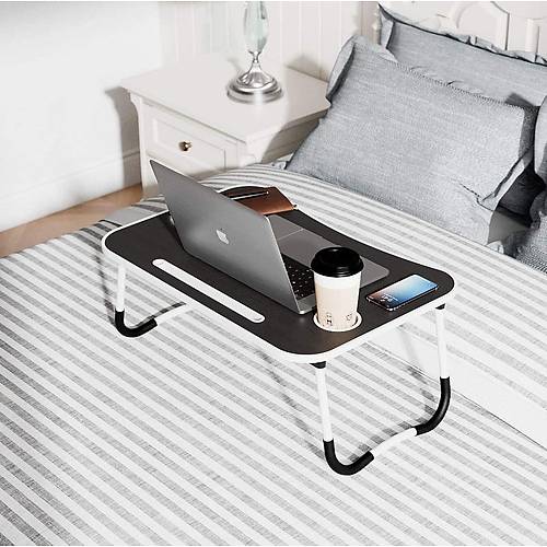 Tanabilir Katlanr Koltuk Yatak st Laptop Tablet alma Masas Ve Kahvalt Sehpas