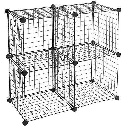 4 Blmeli Metal Ayakkab Dolab ok Amal Raf Organizer