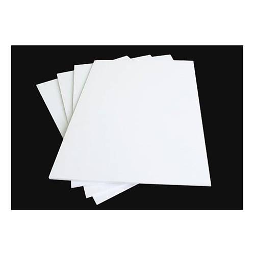 Plastik Beyaz Renk Kalp kartma Kartonu-Plastik Levha (120X80)