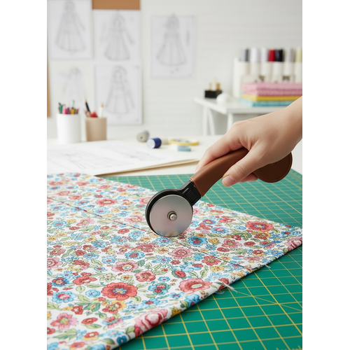 60?mm RS-60 Rulet Dner Kuma Kesici  Patchwork, Krkyama, Kat, Deri + 1 Adet Yedek Bak