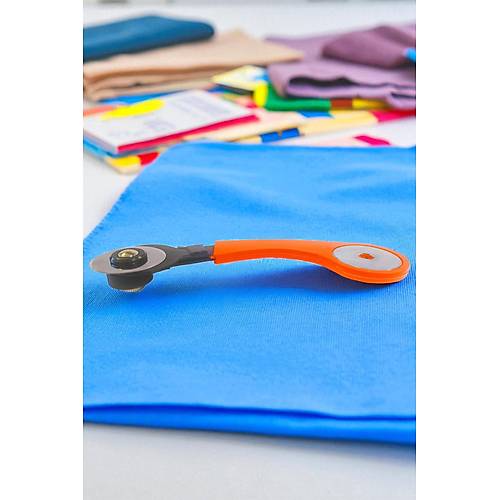 45mm RC-11 Rulet Kuma Deri Kat Kesici + 5 Yedek Dz Bak