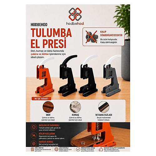Portatif K���k Tulumba El Presi � ��t ��t, Ku�g�z�, Rivet ve D��me �akma Makinesi (Kal�ps�z)