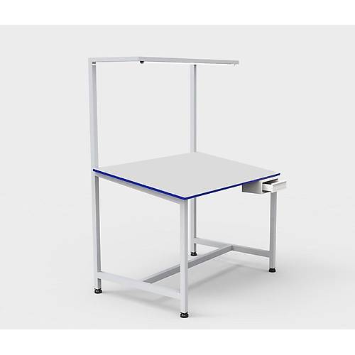 Sabit Eimli stten Ikl Kalite Kontrol Masas En 90cm Boy 140cm