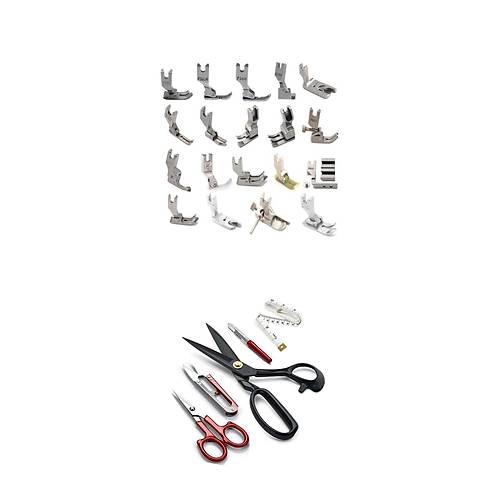 Jaktec JK-A4 Elektronik �p Kesmeli D�z Diki� Makinesi Tablal� � Ba�lang�� Seti Hediyeli