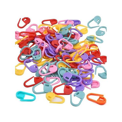 200 Adet Ilmek Sabitleyici Ip Tutucu Plastik engelli Ine Plastik rg i Kutulu Set