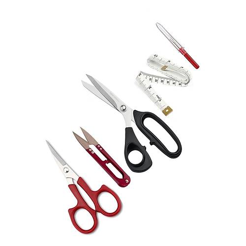 Plastik Sapl� Sol El 8 No 20.32 Cm Kuma� Kesim Makas� Set JPT-8