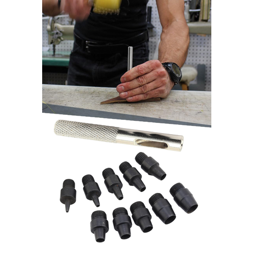 El Tipi Vurma Delge� Z�mba � �anta, Kemer, Ayakkab�, Kuma�, Karton ve Deri Delme (10'lu Set)