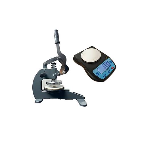 Kuma� �rg� Ka��t Karton Kesicisi Gramaj Numune Kesme Aparat� ve Terazisi