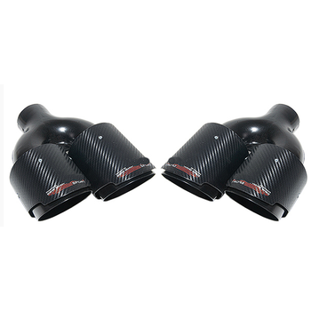 Egzoz Ucu -BMW- (iftli); 100mm (Siyah) OEM-Kalite -///M- ZBMWM03HD