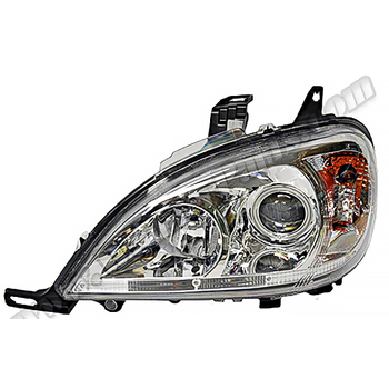 Komple Far W163 Sol; (Kristal Beyaz, Ledli) 2001-05 MA1631105L