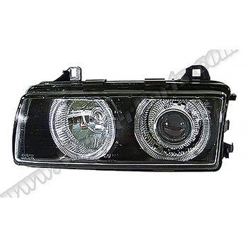 Komple Far E36 Sol; (Kristal Siyah, Mercekli) 1991-98 BA0361103L