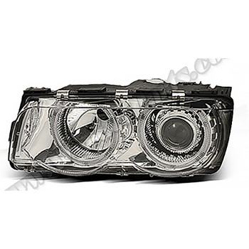 Komple Far E38 Sol (Kristal Krom-Beyaz) 1999-01 BA0381106L