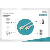 Digitus Zrhl Patch Kablo Cat6A Gri (0,5m)