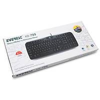 Everest KB-799 Siyah 1*USB Q Multimedia Klavye