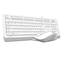 A4-Tech F1010 Beyaz USB Klavye Mouse Set - MM