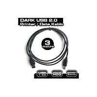 Dark DK-CB-USB2PRNL300 3Mt  USB 2.0 Yazýcý Kablosu