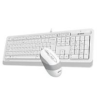 A4-Tech F1010 Beyaz USB Klavye Mouse Set - MM
