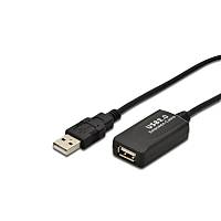 Digitus USB Uzatma Kablosu Siyah (5m)