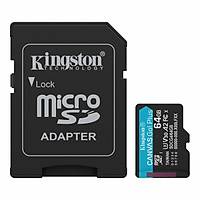 Kingston 64GB mSDXC CanvasGo+ 200MB SDCG4/64GB