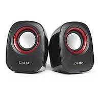 Dark DK-AC-SP100 1+1 Siyah Hoparlr Sistemi (USB)