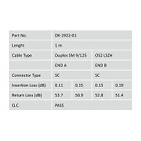 Digitus Fiber Optik Singlemode Sar� (1m)