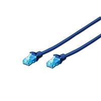 Digitus DK-1511-005/B 0.50Mt cu CAT5E UTP Mavi Kbl