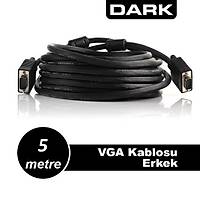 Dark VGA Kablo (Projeksiyon - Monitr) (5m)
