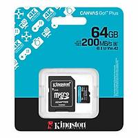 Kingston 64GB mSDXC CanvasGo+ 200MB SDCG4/64GB